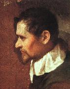 Self-Portrait in Profile sdf CARRACCI, Annibale